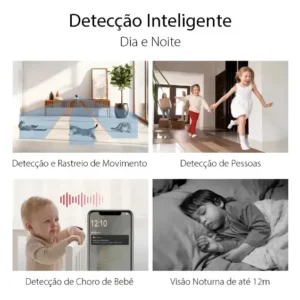 Mercusys MC210 Câmera Segurança Wifi 2K 3MP 360° por TP-Link - Imagem 6
