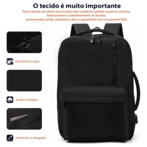 Mochila Resistente À Água E Reforçada Para Viagens Feminina - Imagem 6