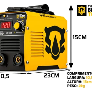 Máquina Inversora De Solda Portatil Mma Eletrodo MI150D 120A The Black Tools - Imagem 5