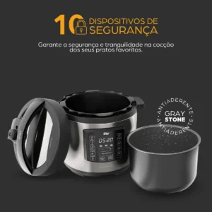 Panela De Pressão WAP WPPE1 Elétrica 6 Litros Com Painel Digital - Imagem 7