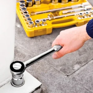 Jogo Kit de Ferramentas Manuais Chave Catraca 1/2 8 a 32mm BCS022 The Black Tools Cor Amarelo - Imagem 7
