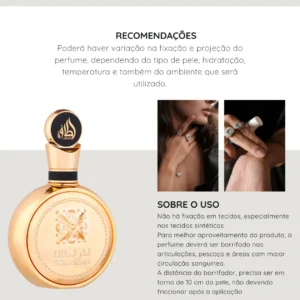 Perfume Árabe Lattafa Fakhar Gold Extrait Eau De Parfum 100m - Imagem 6