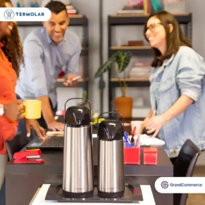 Garrafa Termica Lumina 9751 Termolar - 1 Litro - Aço Inox - Imagem 5