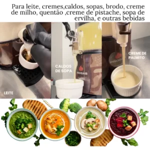 Máquina Profissional Chocolate Quente Chocolateira Fondue 3l - Imagem 6
