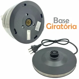 Jarra De Vidro Elétrica Chaleira 1500w Inox - Imagem 7