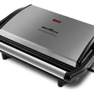 Sanduicheira e Grill Britânia 2 em 1 Bgr27i de 850W com Trava Inox - Imagem 1