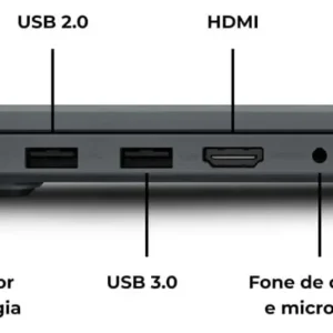 Notebook Positivo Vision C14 8gb 128gb 14 Hd Windows 11 Cinza - Imagem 2