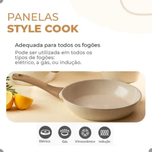 Jogo De Panelas Antiaderente Cerâmica Mimo Style 10 Peças - Imagem 3
