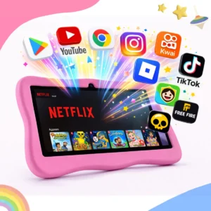 Tablet Milii Infantil 6gb 128gb 7 Android 15 Com Capa - Imagem 3