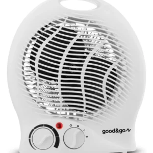 Aquecedor Elétrico 1500W Portátil Branco Good&Go Termoventilador - Imagem 6