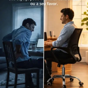 Cadeira De Escritório Easy Office Ergonômica Confortável - Imagem 4