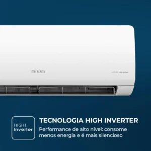 Ar-condicionado Aiwa High Inverter 12.000 Btus Quente/Frio Aws-ac-12qf Branco - Imagem 2