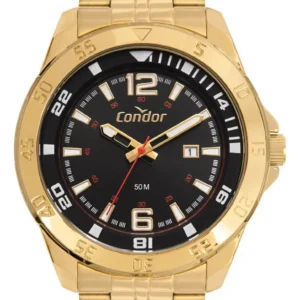 Kit Relógio Condor Masculino Dourado Co2115mwi/k4p Dourado Preto - Imagem 1