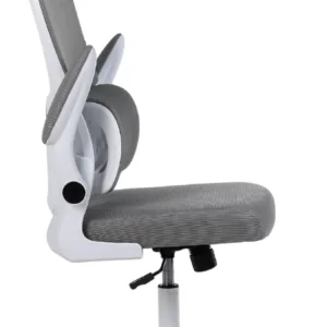Cadeira Escritório Presidente Ergonômica NR17 Marqs Home Arcanis Cinza com Apoio Lombar e Encosto Mesh Premium - Imagem 8