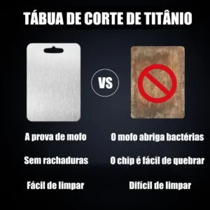 Tábua De Corte Para Cozinha Taboa Carne 46cm Aço Inox 304 - Imagem 5