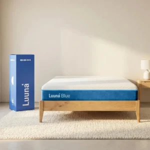 Colchão Casal Luuna Blue, Espuma 21 cm com Bloqueio de Movimento, 10 Anos de Garantia - Imagem 1