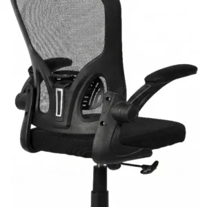 Cadeira Escritório Ergonômica Ajuste Lombar Laudo NR-17 Giratória Office Estofado Tecido/mesh Marca Brin7 Modelo B7-001-PT - Imagem 3