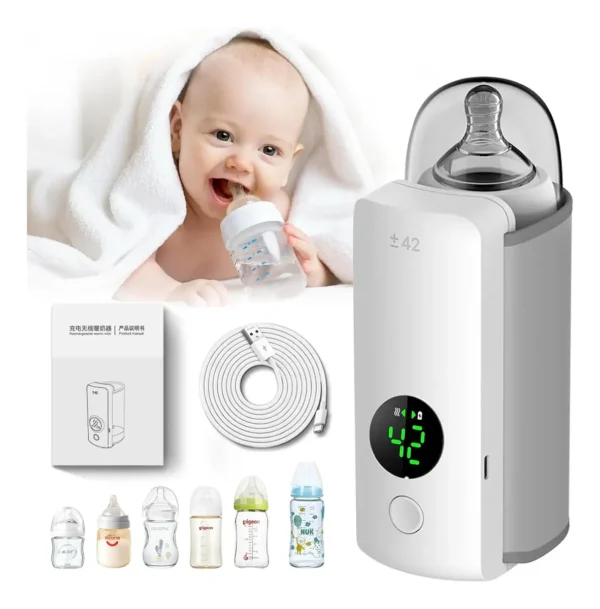 Aquecedor de Mamadeira Portátil Recarregável USB SKY para Bebê