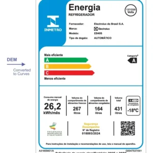 Geladeira Electrolux Frost Free 431l Bivolt Inox (es40s) - Imagem 5