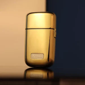 Barbeador Elétrico Kemei KM-TX1 Dourado Profissional Sem Fio - Imagem 5