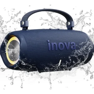 Caixa de Som Portátil Inova 10W Bluetooth RGB, à Prova D'água, com Rádio - Imagem 1