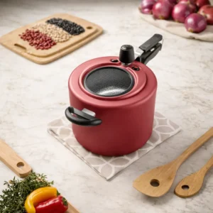 Panela Pressão Antiaderente Alumínio Com Visor 4,5l Mta - Imagem 7