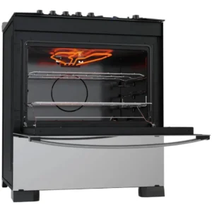 Fogão 5 Bocas Dako Diplomata Glass Style com Frente Espelhada Mesa de Vidro e Grill com Timer e Tripla Chama Bivolt - Imagem 8