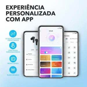 Fone De Ouvido Soundcore by Anker P20i Graves Poderosos e Impactantes Bluetooth 5.3 30H de Reprodução Resistência à Água 2 Mics IA para Chamadas Claras Personalização de Som via App Cor Preto - Imagem 5