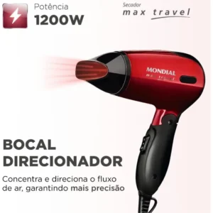 Secador Max Travel Mondial 1200W SC-10 - Imagem 3
