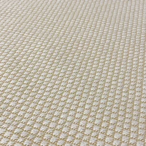Tapete Sisal Sintético Com Algodão Grande Antiderrapante Lavável Bege Natural De Tear - Imagem 8