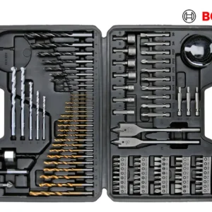 Parafusadeira E Furadeira De Impacto A Bateria 18v Bosch Gsb 183-li Maleta Com Kit Brocas E Bits Profissional 103 Peças - Imagem 3