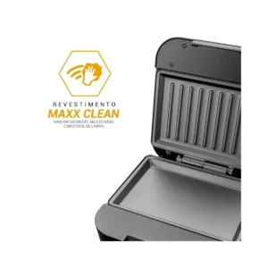 Sanduicheira E Grill Philco 2 Em 1 Inox 800w Pgr26a Preto - Imagem 3