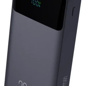 Power Bank Pro 20000mAH ELG PB200BK, Bateria Portátil Universal, Carga Rápida, Display Indicador, Entradas Micro USB e USB-C, 2 Portas USB-A, PD+QC3.0, Preto - Imagem 1