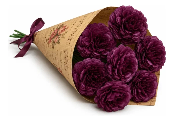 Buquê De Flores Para Namorada Pinóquio Marsala Partitura Marsala