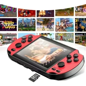 Máquinas Portáteis De Videogame Para Adultos E Crianças X7 Cor Azul Vermelho - Imagem 4