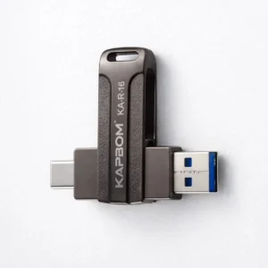 Pen Drive 16gb Otg Tipo C Usb 3.0 Metálico Alta Velocidade Chumbo Kapbom - Imagem 6