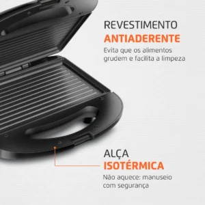 Sanduicheira Mondial Master Grill Mondial 750W S-20 - Imagem 4