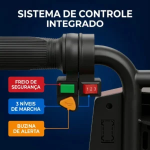 Patinete Elétrico Drift Triciclo Infantil Bluetooth 250w 36v - Imagem 5