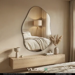 Espelho Ravenna 100x50cm Corpo Inteiro Grande Moderno Luxo - Imagem 6