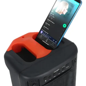 Caixinha de Som Bluetooth Grasep D-3142 10W Com Rádio FM e Entrada USB Preto - Imagem 2