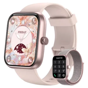 Relógio Smartwatch Feminino 1.83 Rosa Saúde E Notificações - Imagem 1