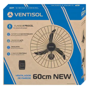 Ventilador Osc Parede 60cm Preto Ventisol - Imagem 5