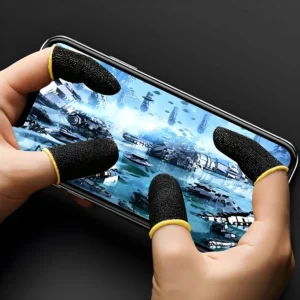 Kit 4 Luva De Dedo Gamer P/ Jogos Celular Free Fire Pubg Lol - Imagem 4