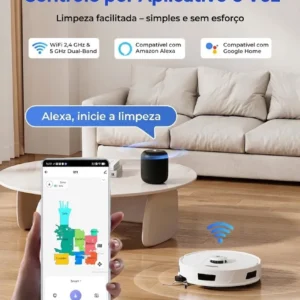 Robô Aspirador Redroad R11 Estação Automático Wi-fi 3 Em 1 - Imagem 3