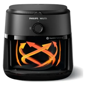Fritadeira Airfryer Série 1000 XL 220V 1700W Philips Walita NA130 Preta - Imagem 6
