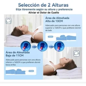 Travesseiro Ortopédico Cervical 2 Em 1 Para Dormir - Imagem 3