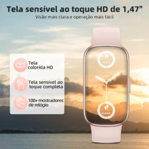Relógio Inteligente Bettdow FB048 Smartband Rosa Prova D'Água - Imagem 4