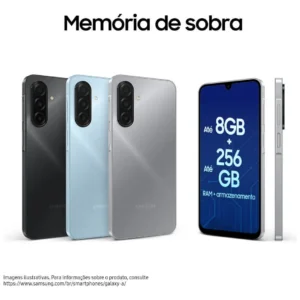 Celular Samsung Galaxy A17 Com Ia, 256gb, 8gb Ram, Câm De 50mp, Tela De 6.7 , Nfc, Ip54 - Preto - Imagem 7