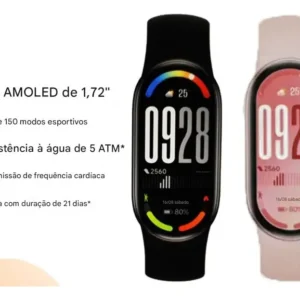 Smartband Mi Band 10 AMOLED 1.72" Preto c/ Detecção Natação Bateria 21 Dias - Imagem 7