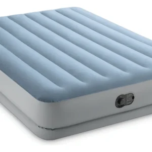 Colchão Inflável Casal Queen Com Bomba Embutida Usb Intex 64159 Azul - Imagem 2